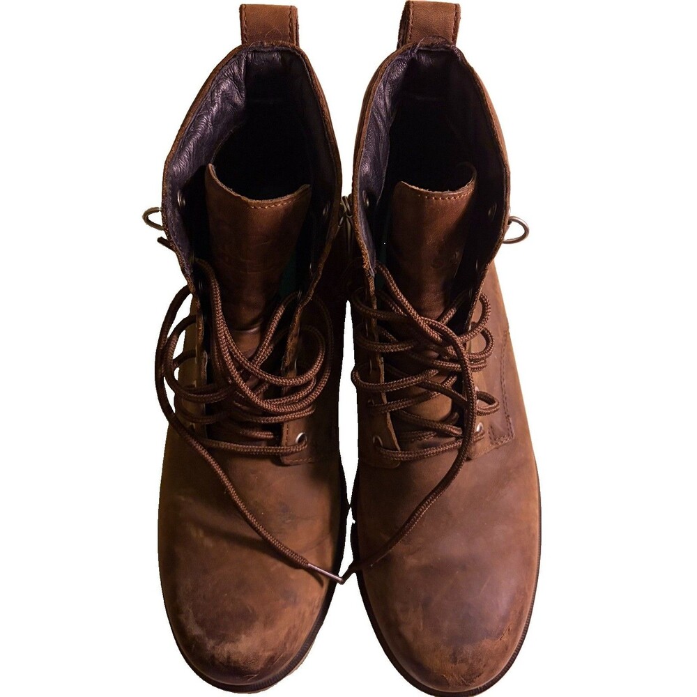 Sorel Men's Hi-Line Waterproof Leather Boots Brown Size 10